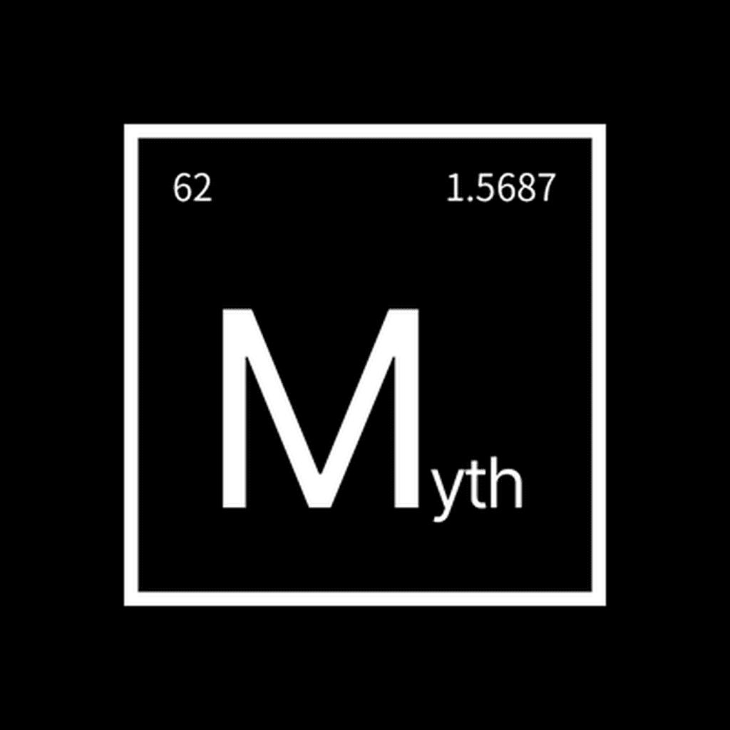 Myth mark, On black, 1024 px